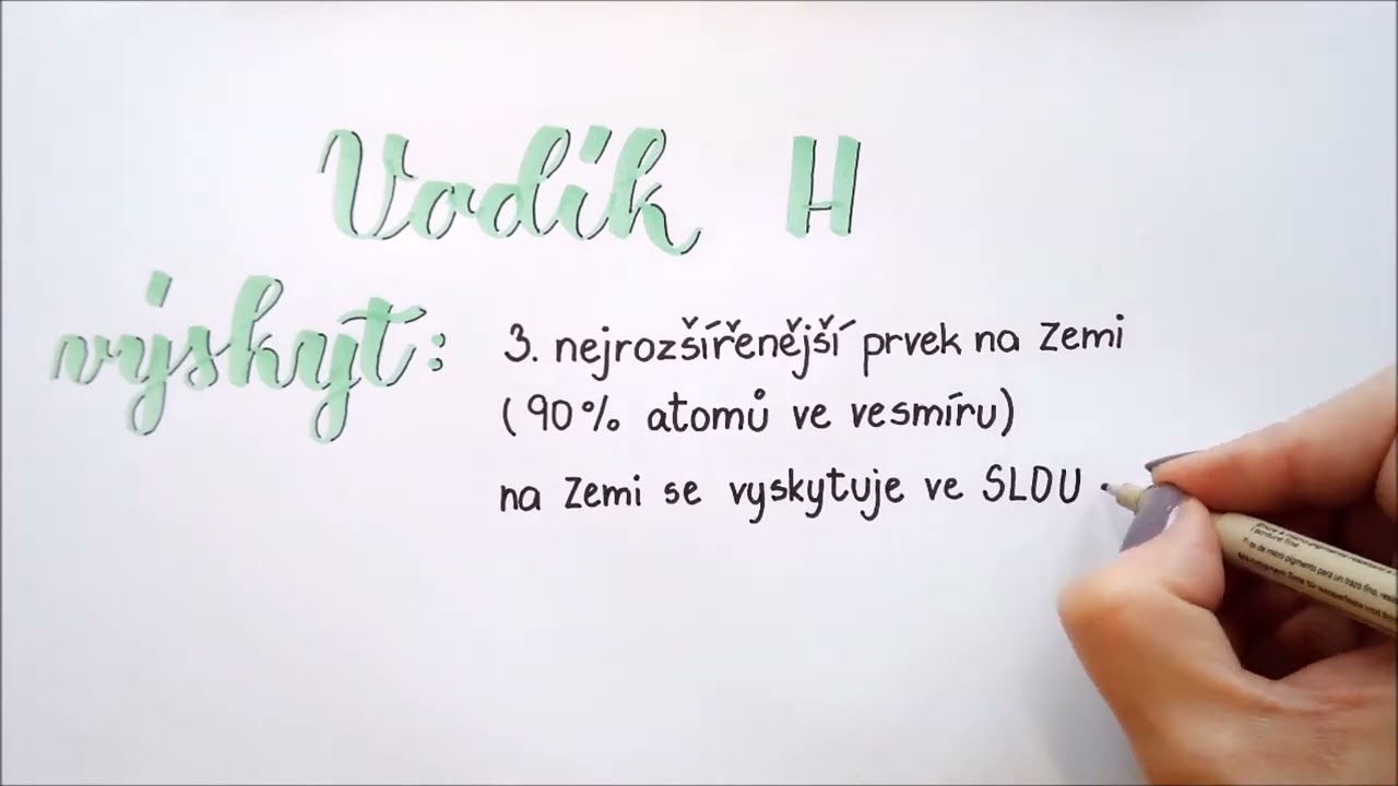 Chemické prvky - Vodík