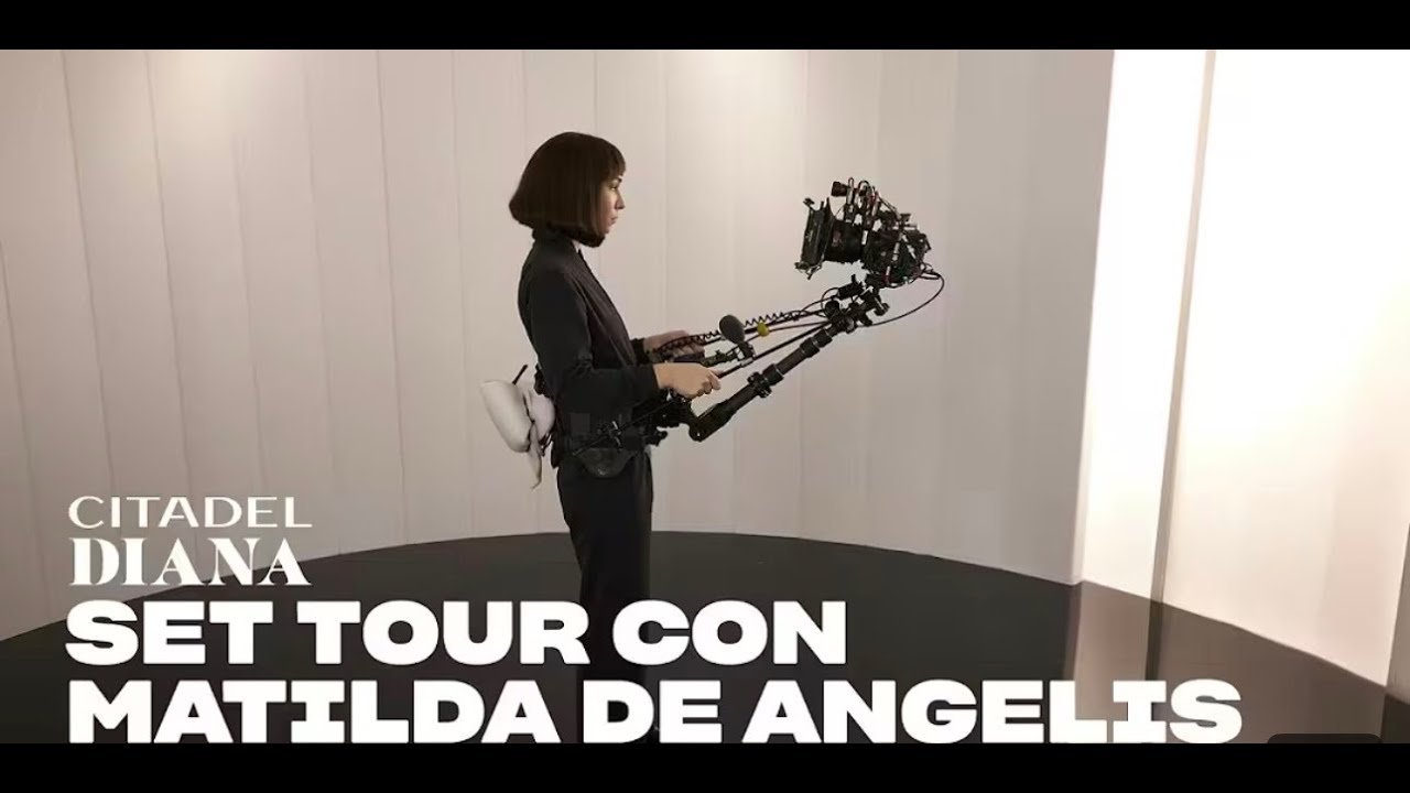 Sul set con Matilda De Angelis | Citadel: Diana