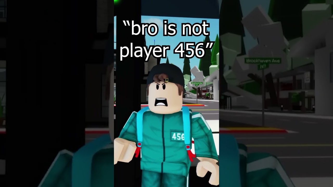 BRO IS NOT IN SQUID GAMES 💀💀💀  #brookhavenroleplay #roblox #squidgame #brookhavenrp