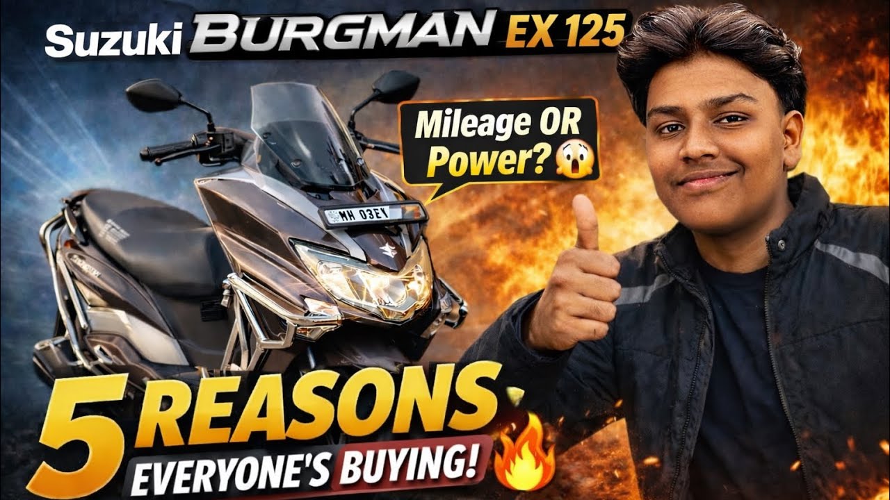 Suzuki Burgman EX 125 😍 | 5 Reasons Why Everyone Is Buying It! 🔥