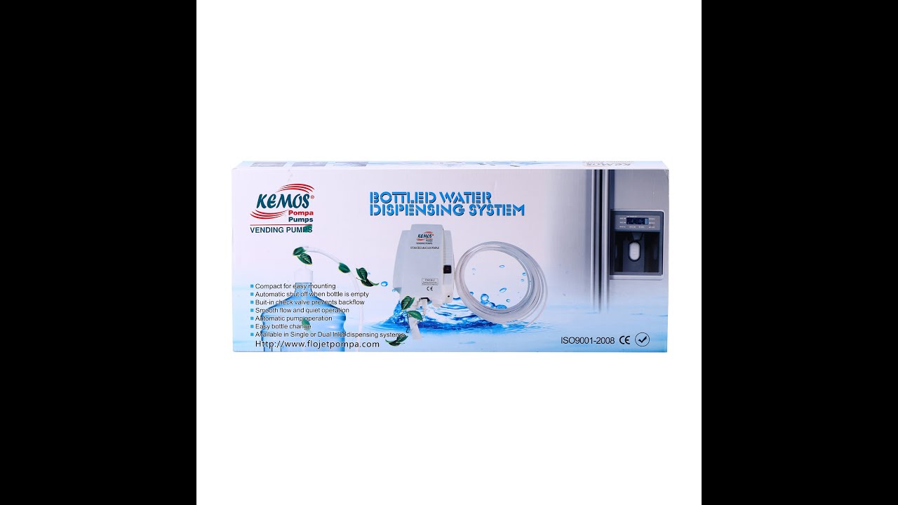 Flojet pompa montaj ve kullanma bottled water to the fridge Flojet Water Dispensing System