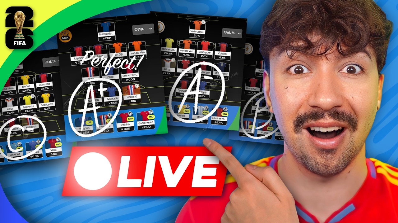 ОЦЕНИВАЮ ВАШИ КОМАНДЫ WORLD CUP FANTASY В ПРЯМОМ ЭФИРЕ! 🔴 | WCF 2026 Игровой день 1