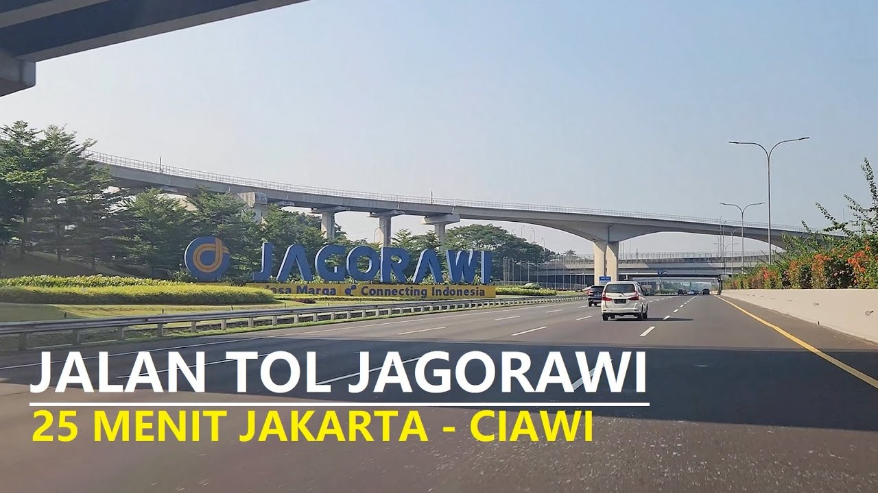 ✅JAKARTA - CIAWI cuma 25 menit❗ Driving Around JAGORAWI Toll Road - the first toll road in Indonesia