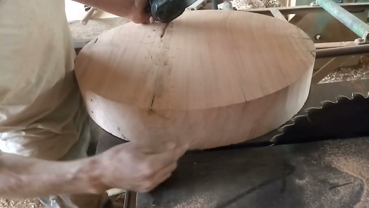 como torniar madeira na serra circular pra fazer gamela
