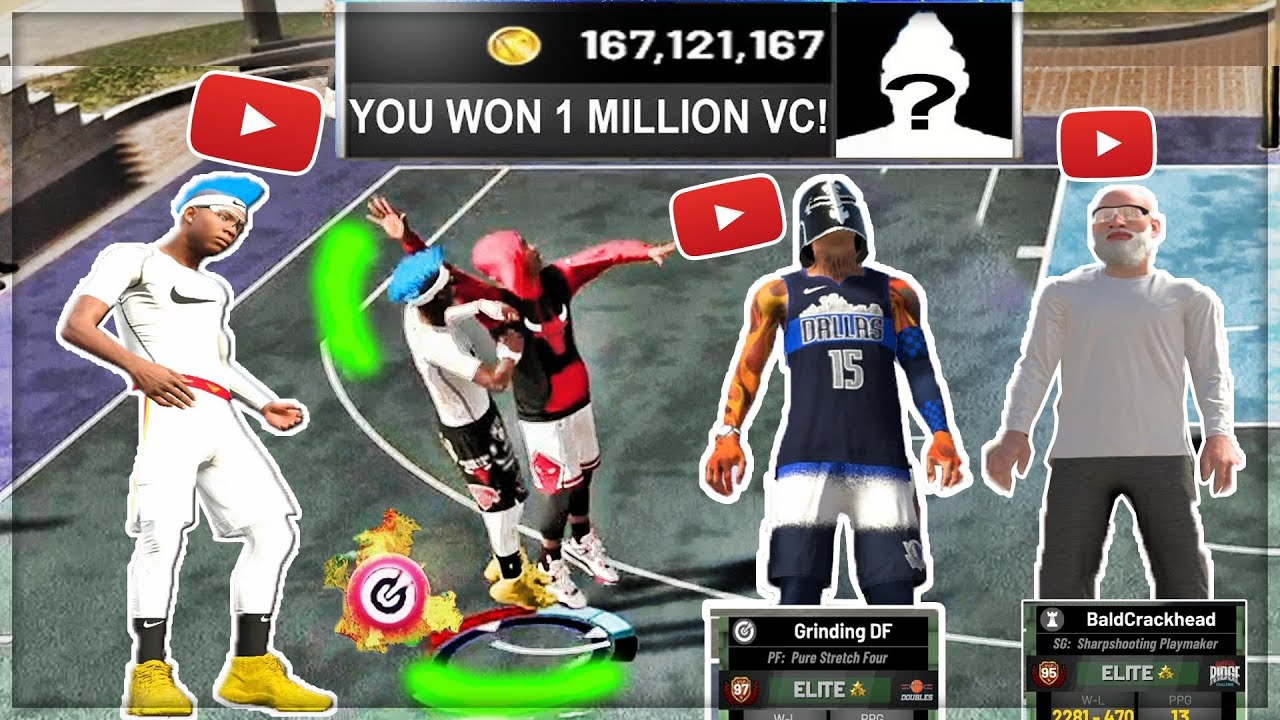 0.1% OF PEOPLE CAN WIN 1 MILLION VC DOING THIS.. my park vs Grinding DF, GMAN, JoeKnows + more 2k19