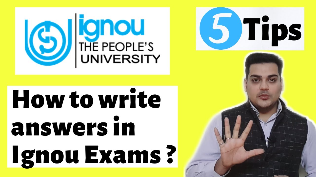 How to write answers in ignou exams? | 5 Tips | (2020)