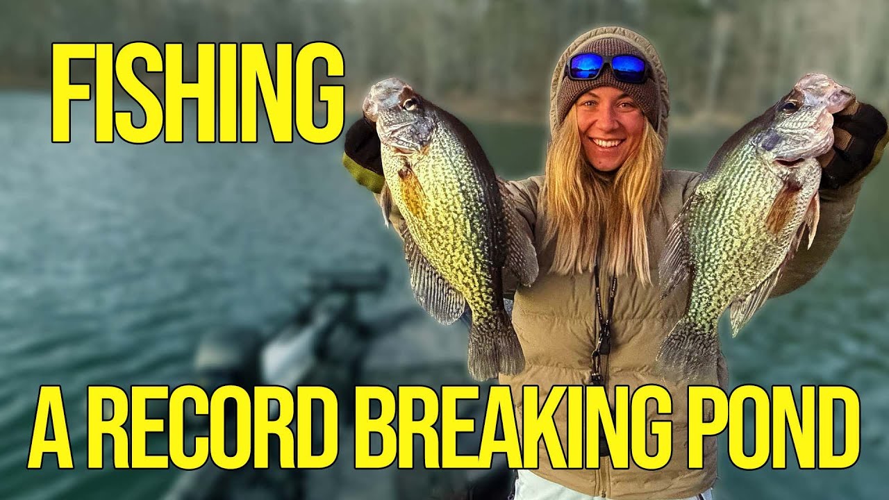 Hidden Pond with GIANT Record Breaking Crappie!