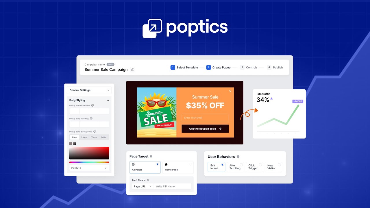 🚀 Instantly Grow Conversions & Sales with Poptics! (AI-Powered WordPress Popup Plugin)
