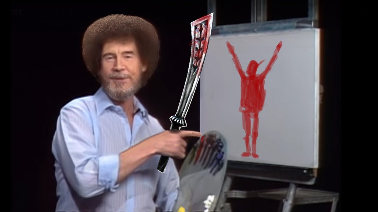 Dark Souls 3 PvP - Painting Guardian Sword - Bob Ross