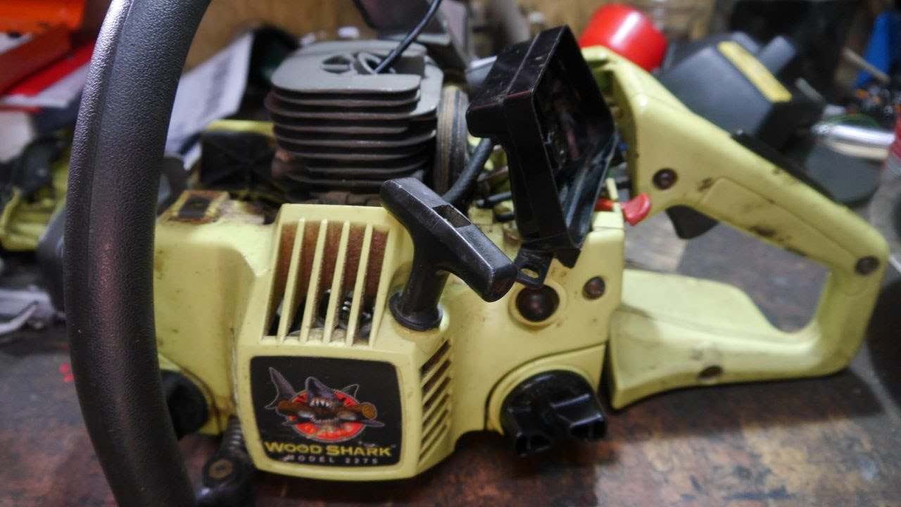 #rpgarażowo. Wood Shark 2275. Partner 351. Elektrolux. Brak smarowania łańcucha i inne ciekawostki.