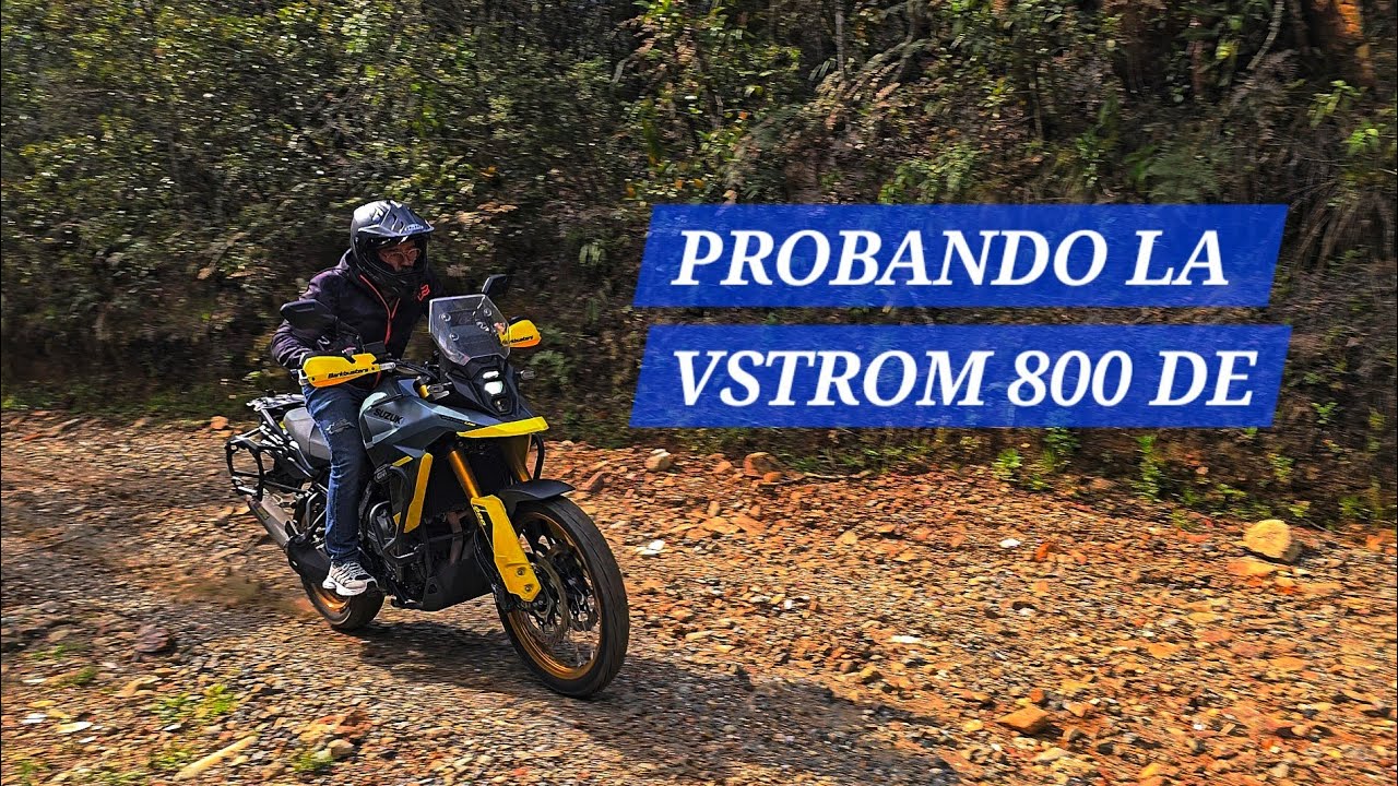 la trail más versátil de suzuki, VSTROM 800 DE, una de las motos más económicas.