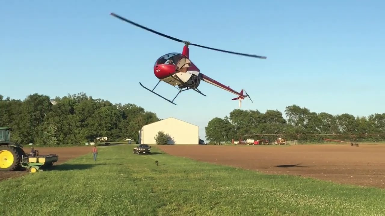 R22 fulldown autos and cockpit view #helicopter #aviation #pilot #robinsonhelicopter