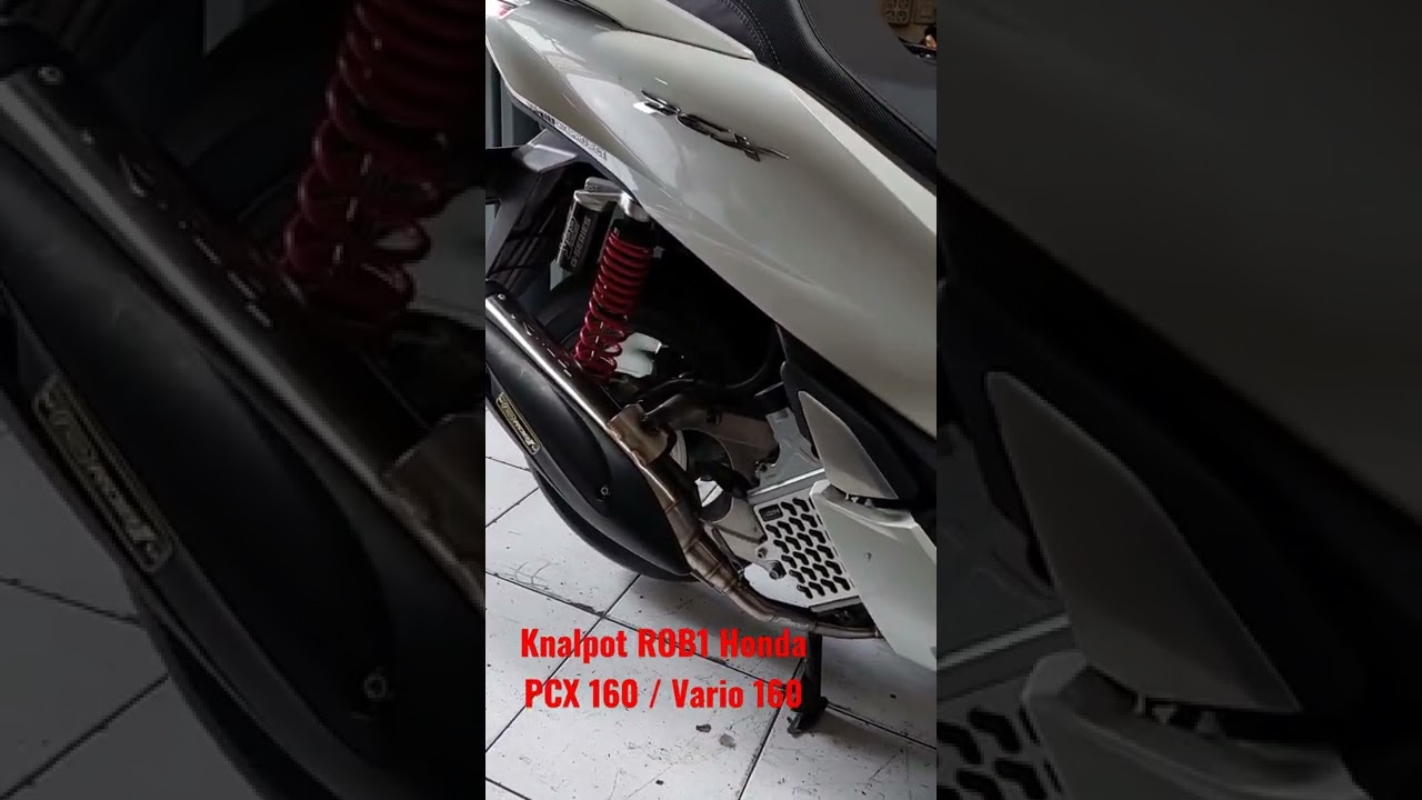 Knalpot ROB1 Standart Racing Honda PCX 160 / Vario 160