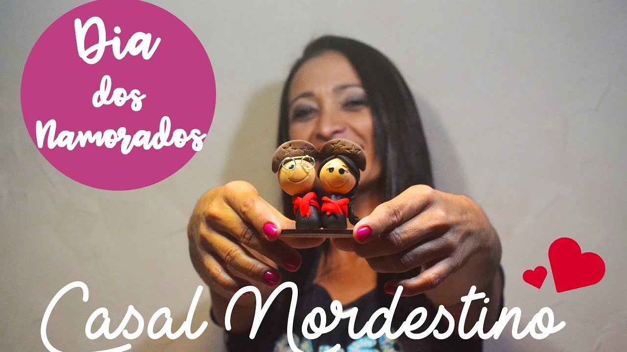DIY -Casal namorados em biscuit (Nordestino)
