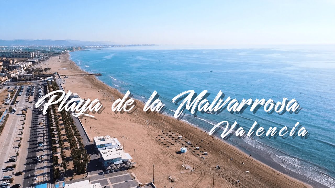 Playa de la Malvarrosa - Valencia Beach by Drone (Dji Mavic Mini)