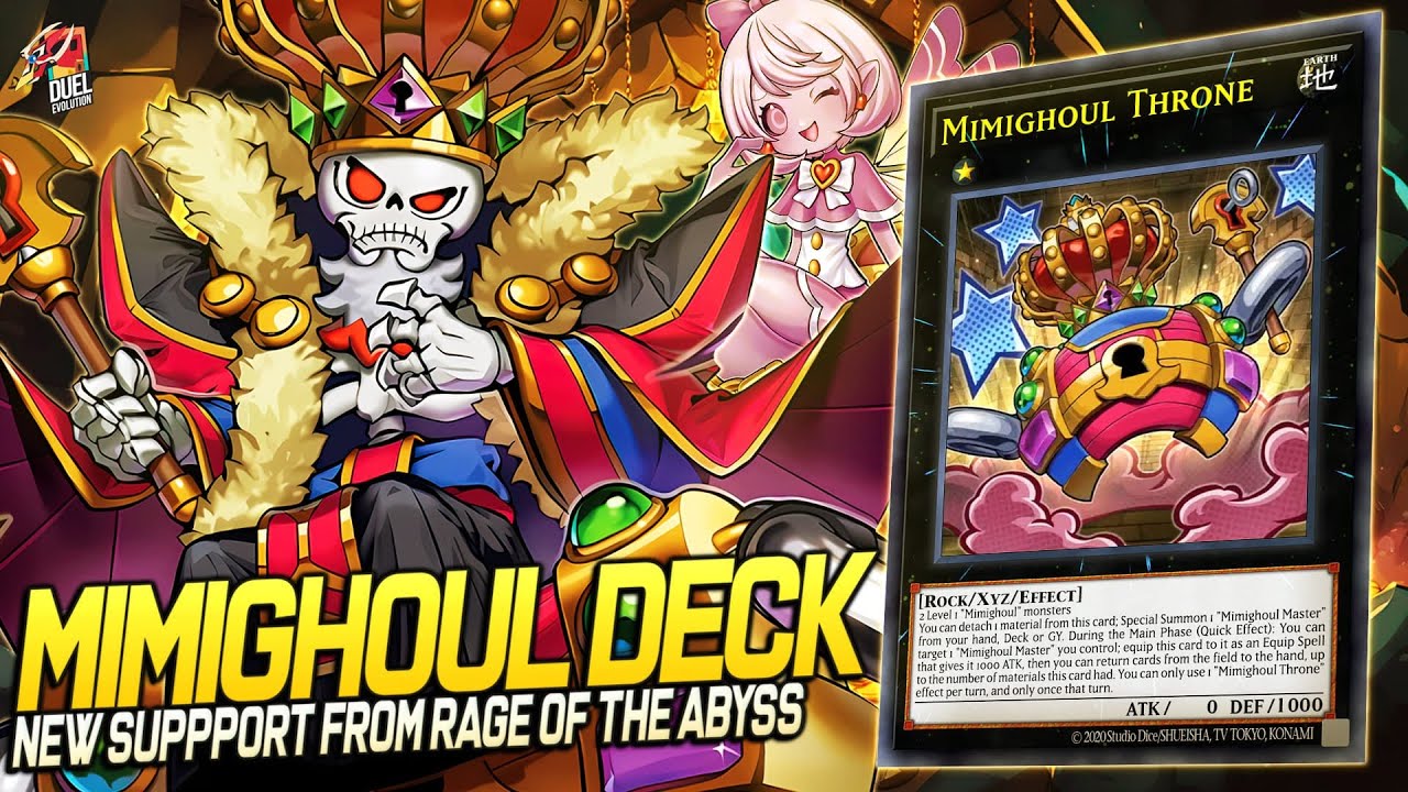 Deck Mimighoul Post Rage of the Abyss| EDOPRO | Replays 🎮 + Decklist ✔️