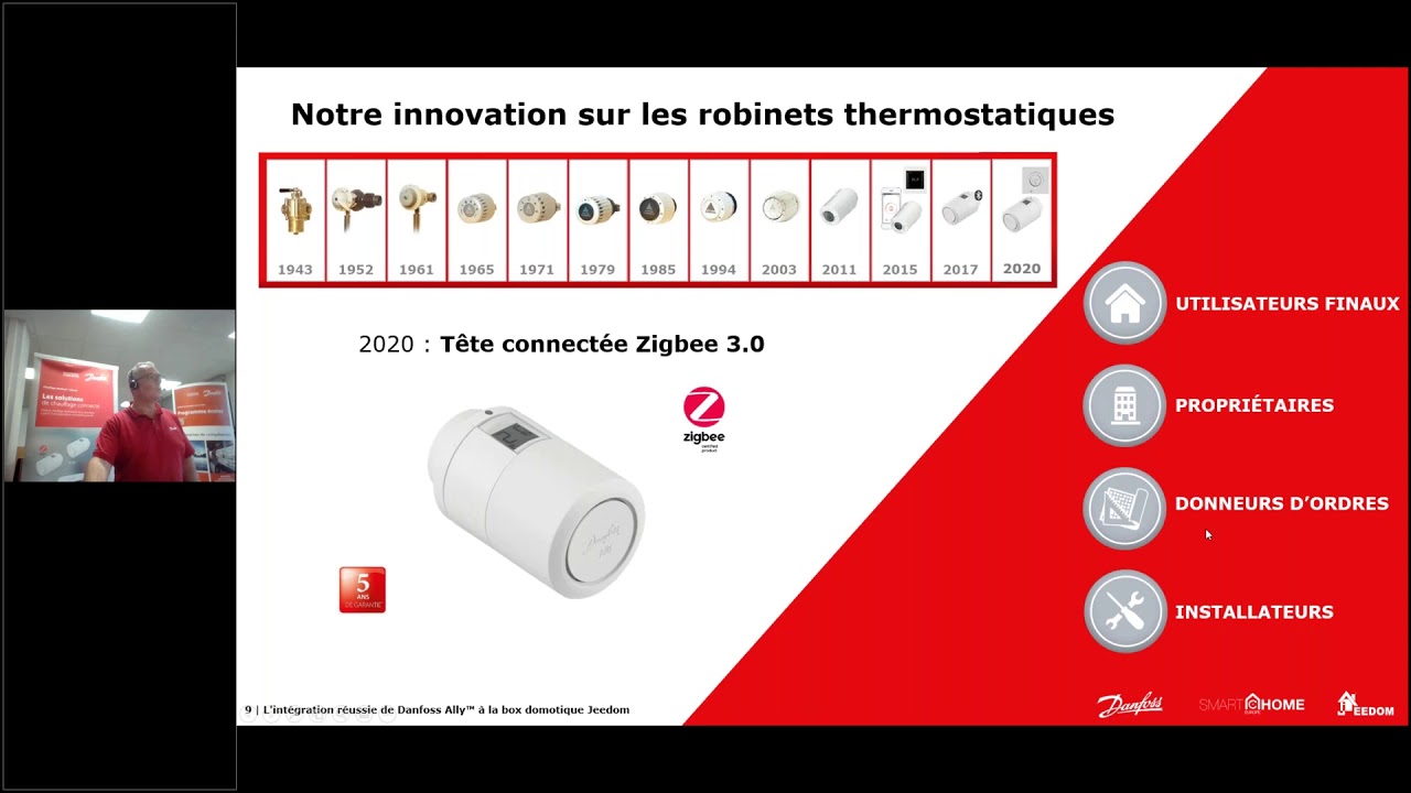 Comment intégrer la solution de CHAUFFAGE CONNECTÉ Danfoss Ally™ à la box domotique JEEDOM