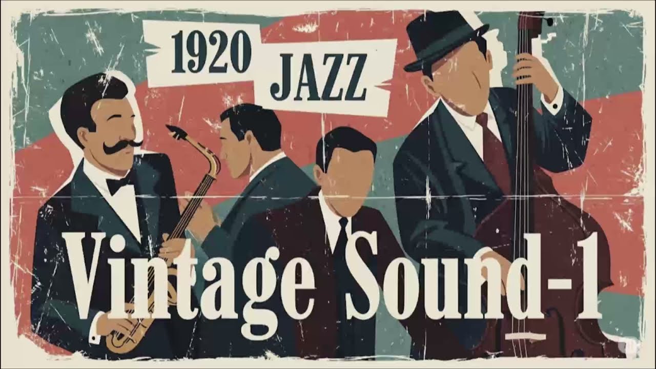1920s Swing Jazz with Vinyl Crackle ① / 1920s jazz, vintage jazz, swing jazz, retro jazz