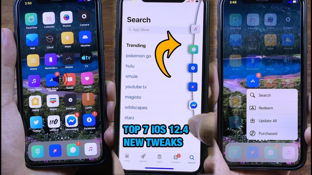 NEW TOP iOS 12.4 FREE Jailbreak Tweaks Today!!
