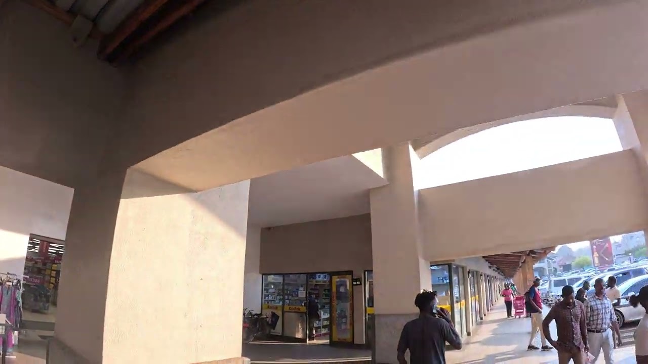 Lilongwe City Mall, Old Town (Game Complex) - Walking Tour 4K