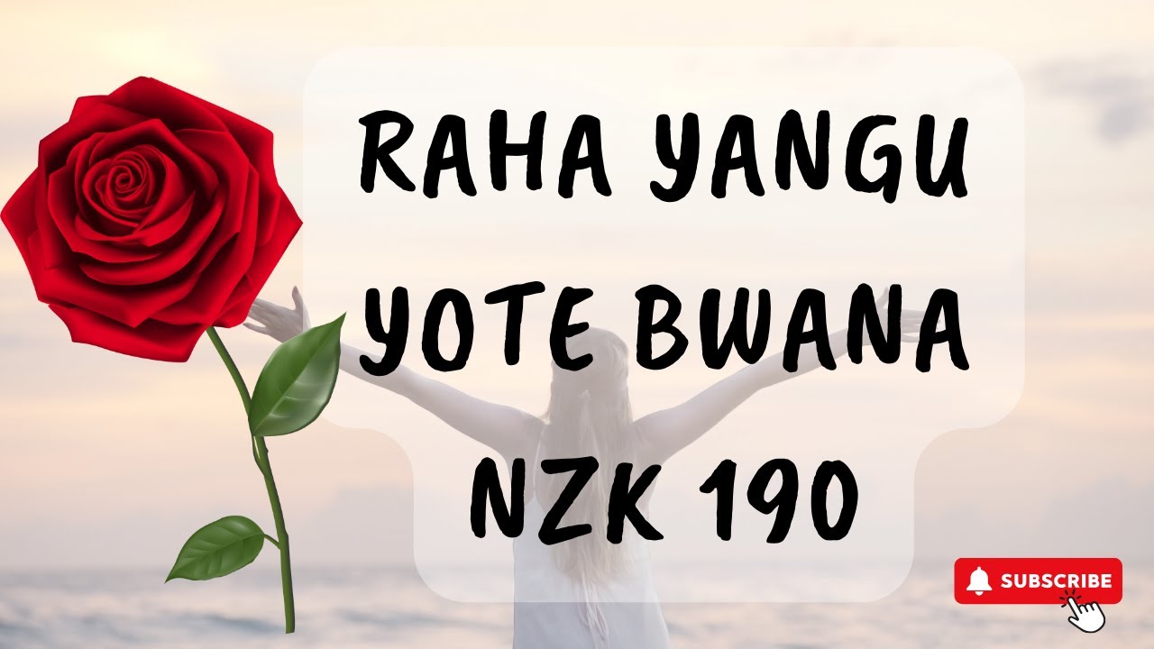 Raha Yangu Yote Bwana (Forever Here My Rest Shall Be) Instrumental || Nyimbo za Kristu 190