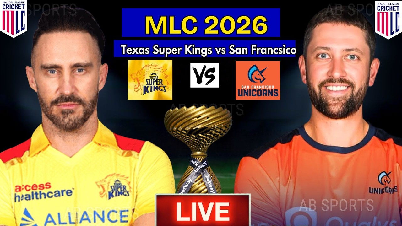 MLC 2026 Матч 4 | Texas Super Kings против San Francisco Unicorns: составы команд | TSK против SF...