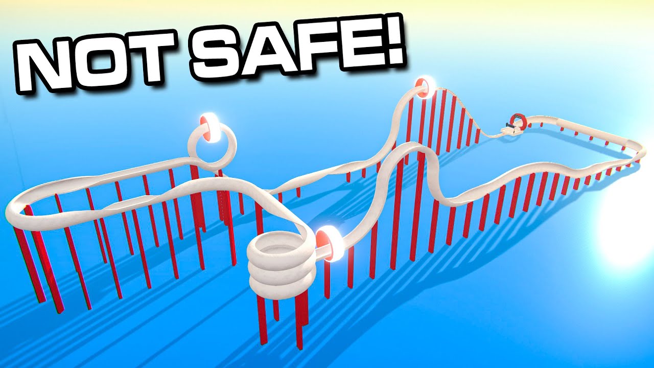 I Made a FAST Roller Coaster Track With ZERO Safety Measures!