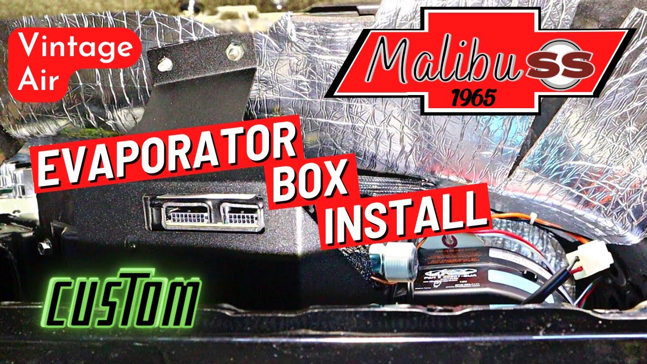 1965 Malibu SS (Ep 7) Custom Install of the Vintage Air Evaporator Box