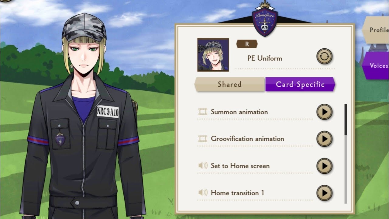 [Twisted Wonderland] Rook Hunt - PE Uniform Voice Lines