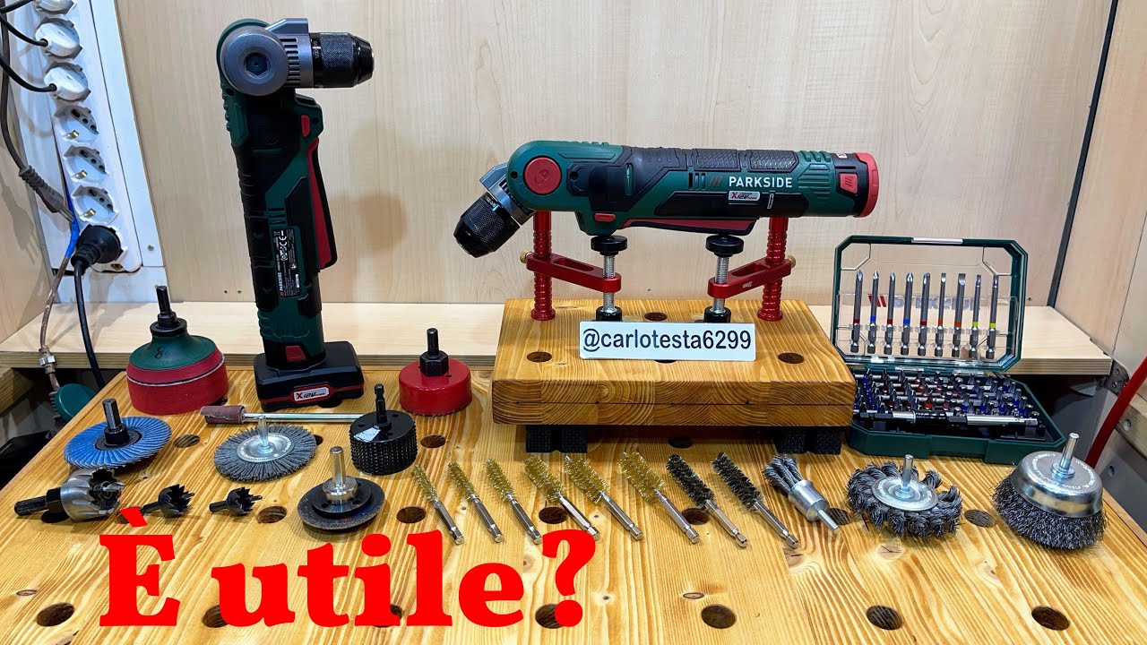 Parkside trapano avvitatore angolare ricaricabile 12 V recensione e test