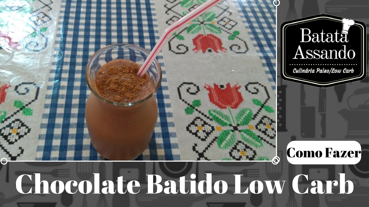 Chocolate Batido Low Carb! (Gelado)