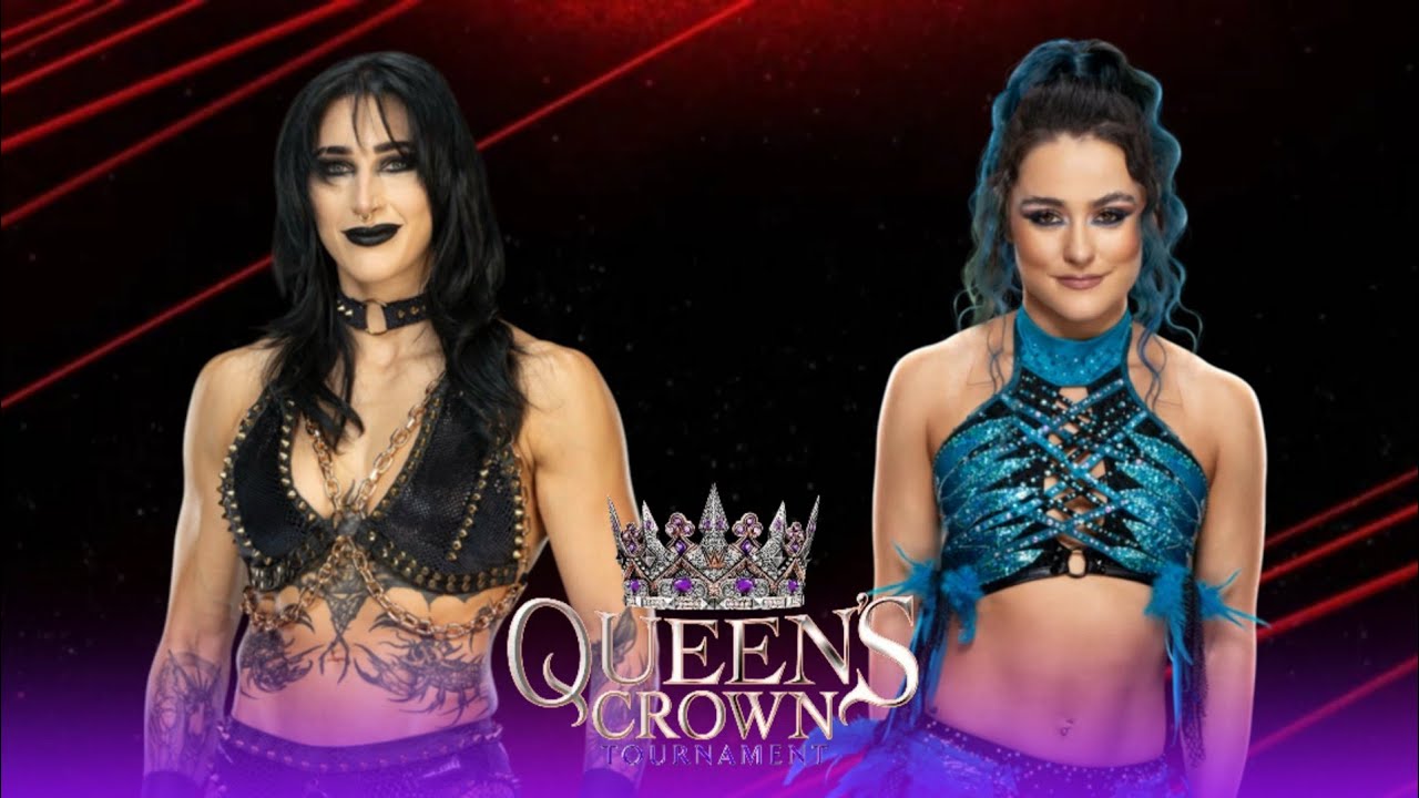 RAW RHEA RIPLEY VS LYRA VALKYRIA SEMIFINAL QUEENS CROWN TOURNAMENT