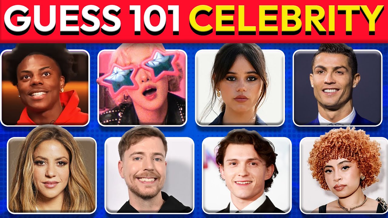 Guess The Celebrity - 101 Hottest Celebs 2025 | Celebrity Quiz