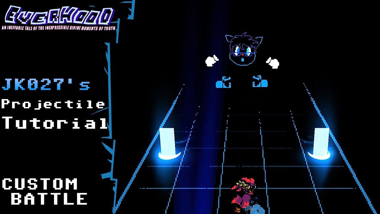 Everhood CUSTOM BATTLE: JK027's Projectile Tutorial