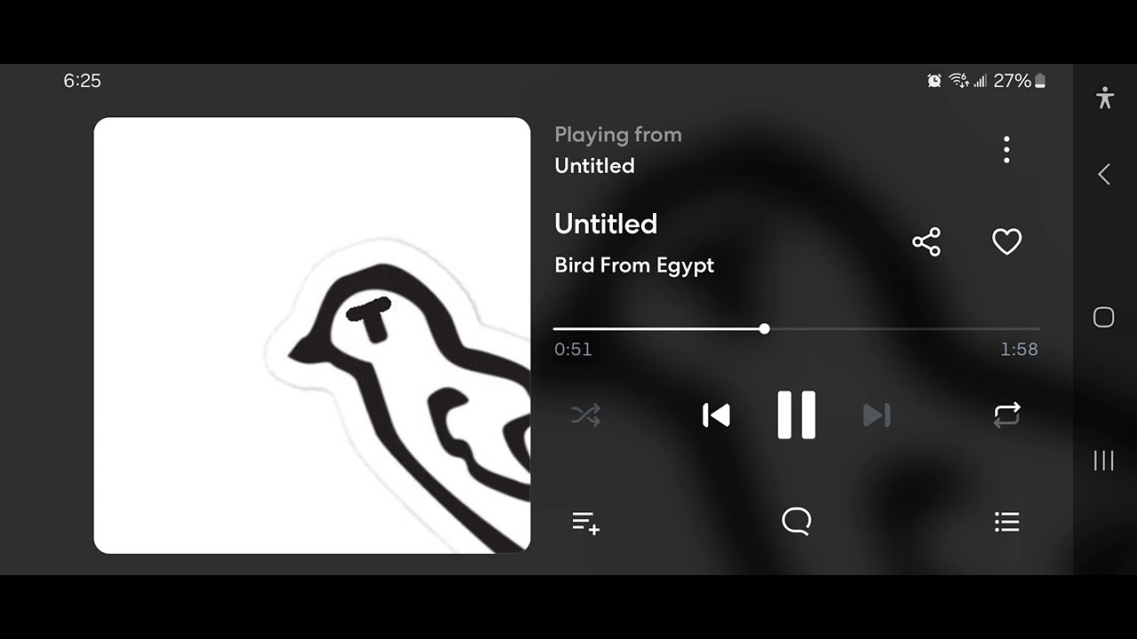 Bird From Egypt - Untitled