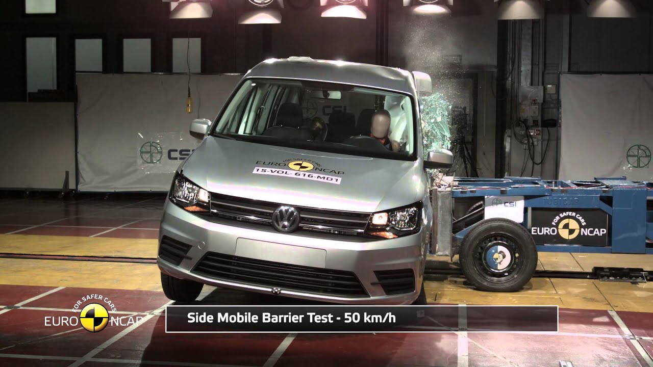 Euro NCAP Crash Test of VW Caddy 2015