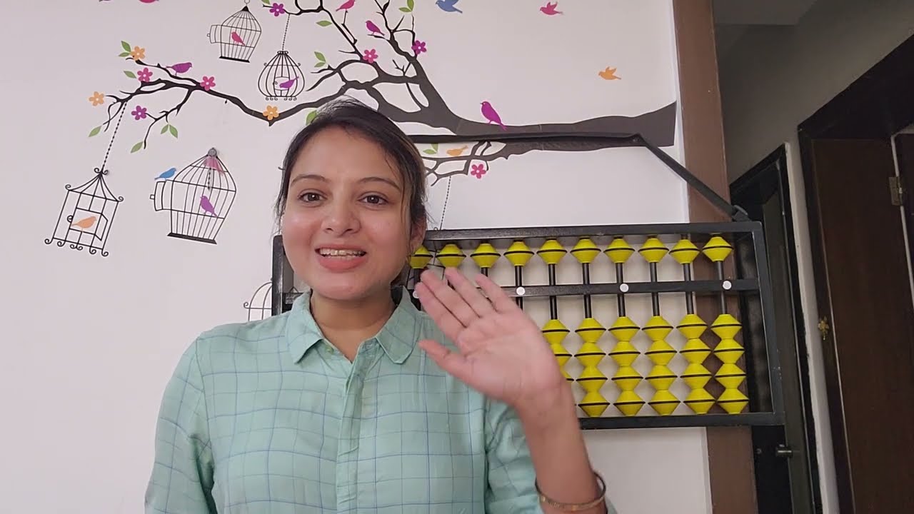 Abacus learning # beginner # next rod# 10's rod# double digit simple calculation#viral