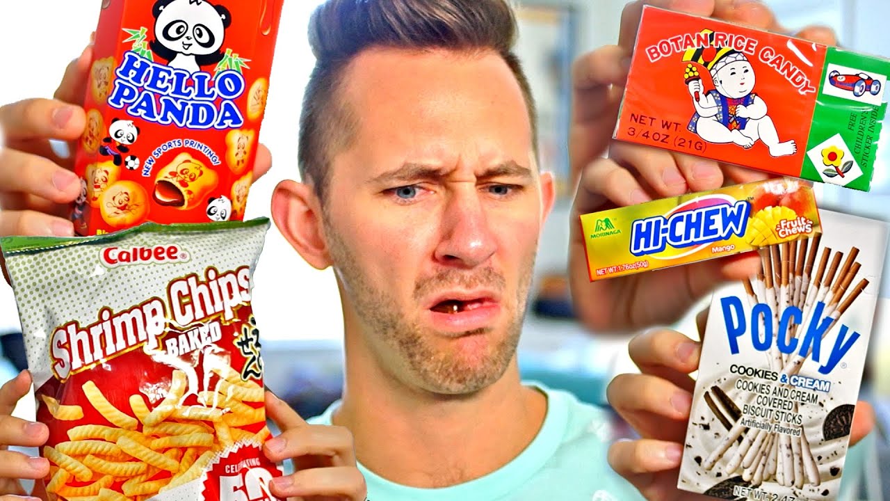 AMERICAN TRIES JAPANESE FOODS