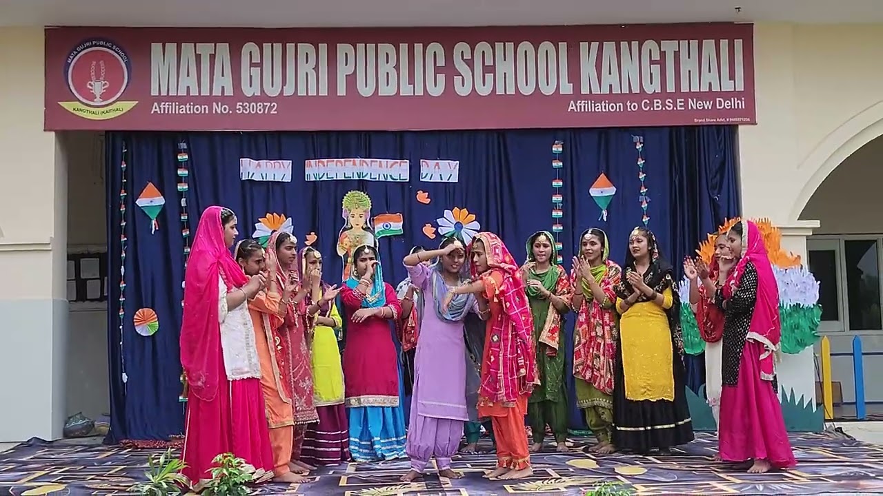 Mata Gujri Public School Kangthali Punjabi Song Student's Performance 