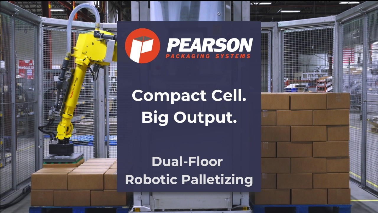 Food & Beverage Robotic Palletizer for Cases, Trays & Bliss Boxes | RPC-DF