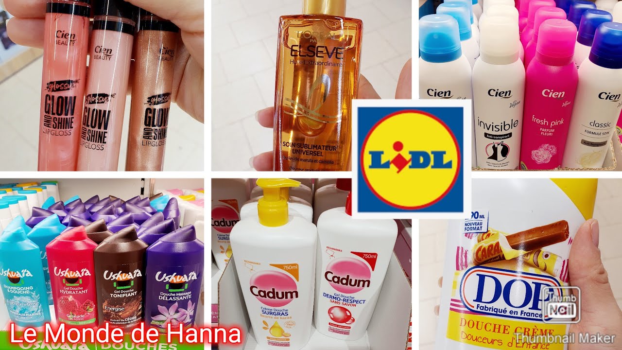 LIDL FRANCE ARRIVAGE 09-01 COSMÉTIQUE BEAUTÉ