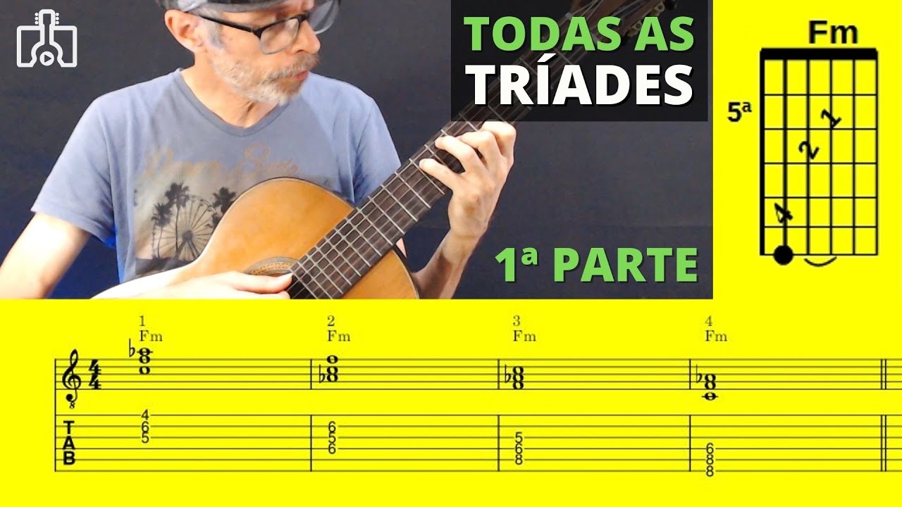 TODAS AS TRÍADES Parte 1 Violão Para Todos