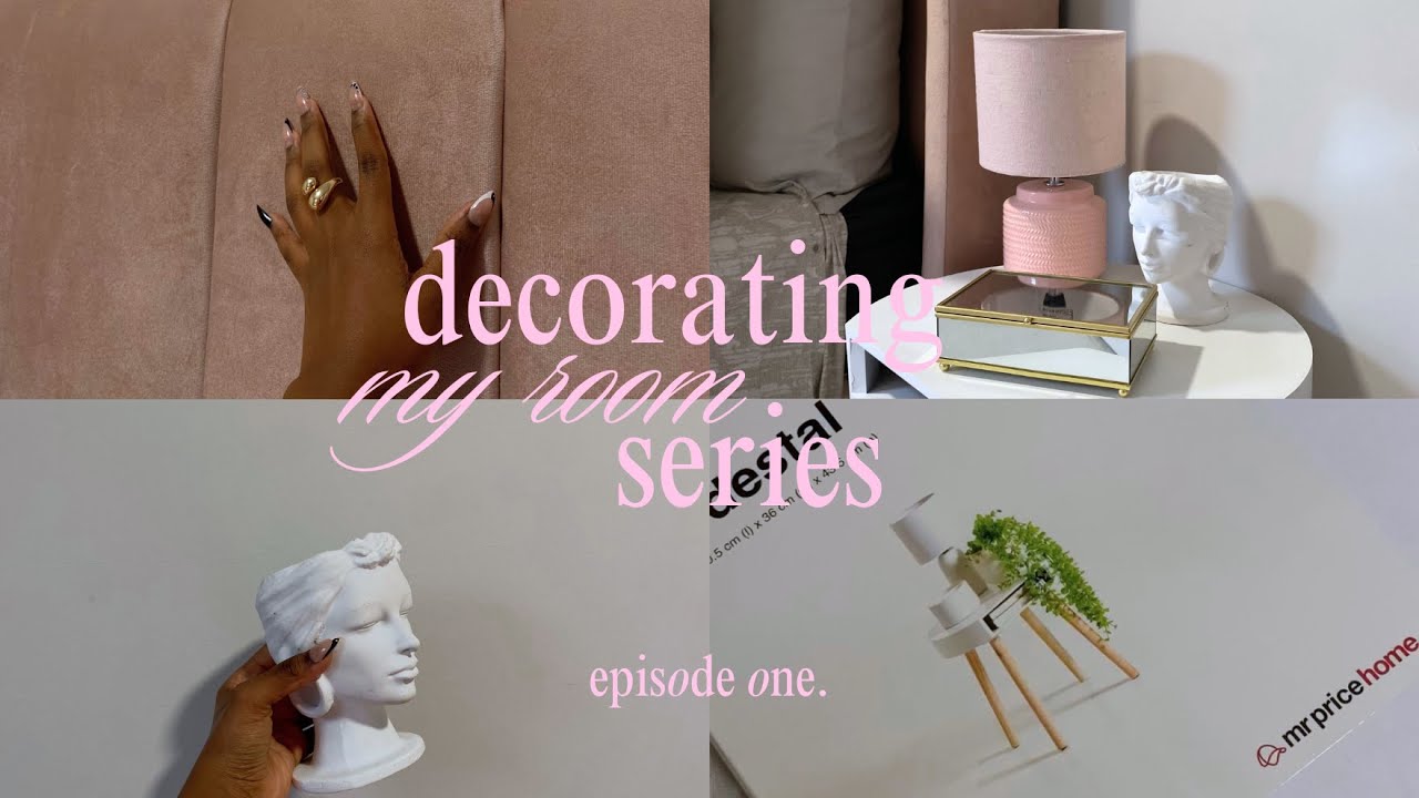 decorating my room : headboard arrival, bedroom decor haul, assembling stuff + more 🎀