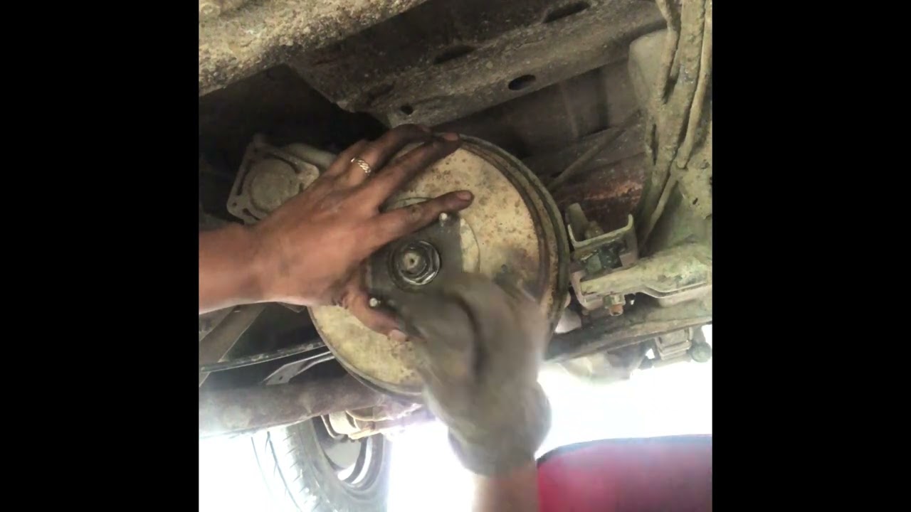 handbrake repair and adjust on suzuki samurai 1986 