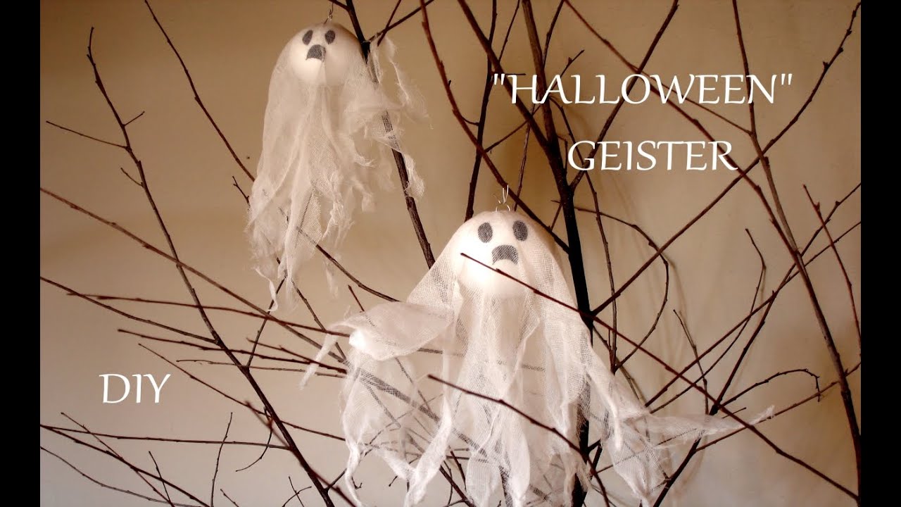 DIY: Halloween Geister | Halloween Deko | Basteln mit Kindern | Just Deko
