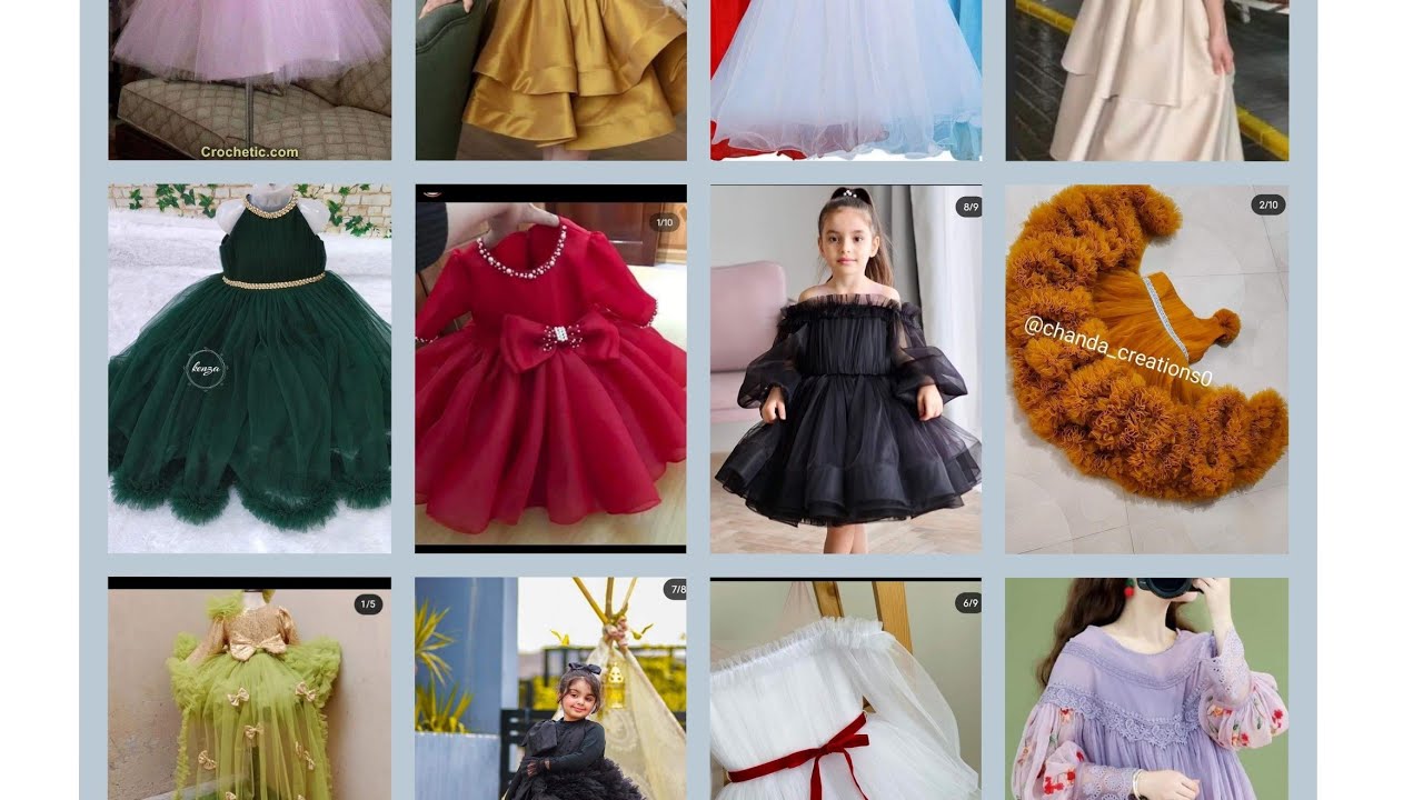 Eid baby net frock design 2023/ trending and beautiful net frock baby girl