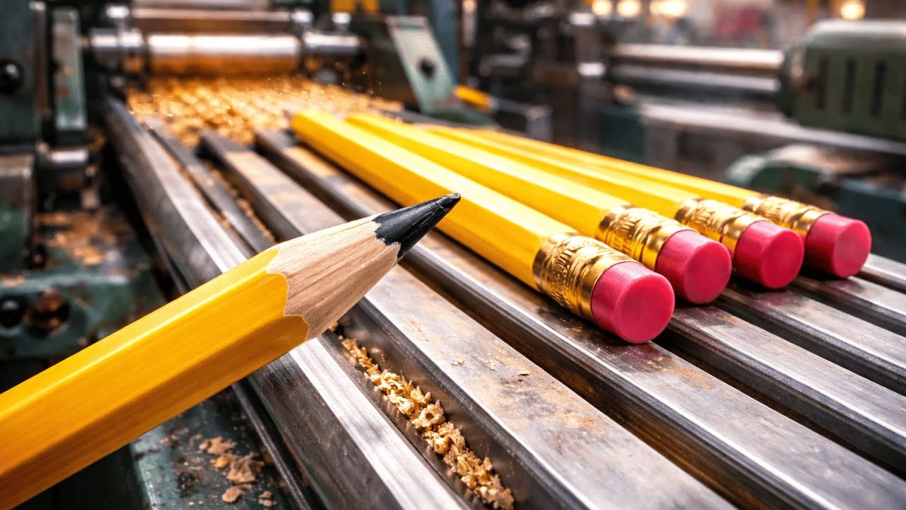 C&oacute;mo se hacen los l&aacute;pices | El proceso completo en f&aacute;brica