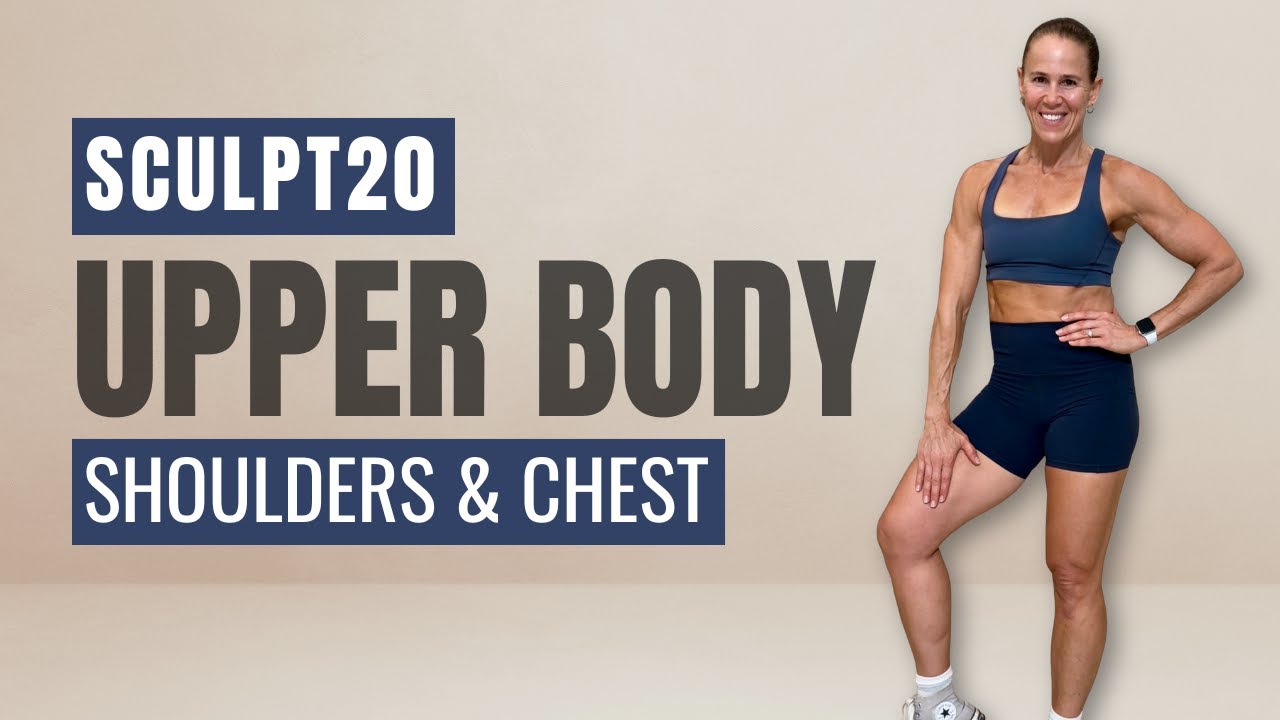 20 MIN Upper Body Strength Workout | Shoulders & Chest at Home Sculpt DAY 6