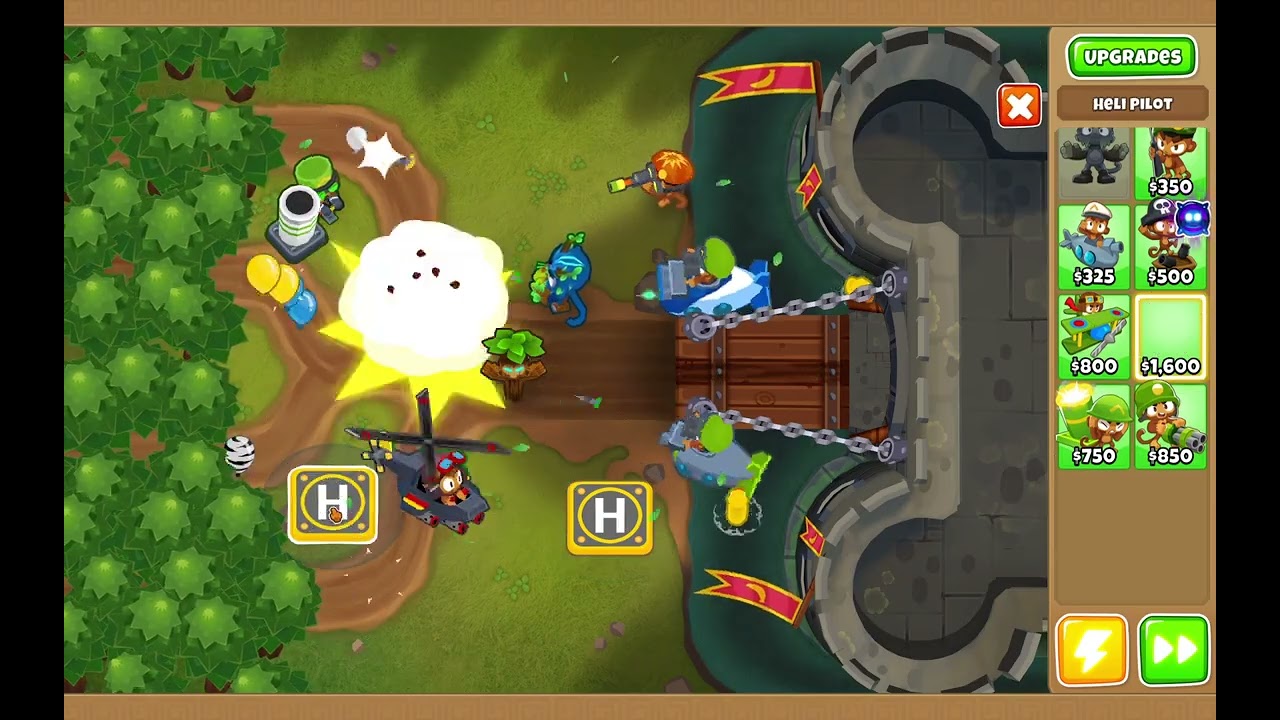 Bloons TD 6 - Dark Castle - Military only (no monkey knowledge) v35