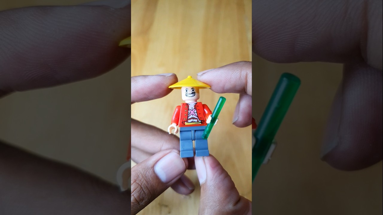 Минифигурка Lego Луффи из One Piece #lego #onepiece